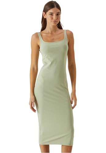 Urban Classics Damen Kleid Ladies Basic Long Cotton Jersey Dress, ärmelloses Maxi Kleid aus Baumwolljersey, Größen XS - 5XL