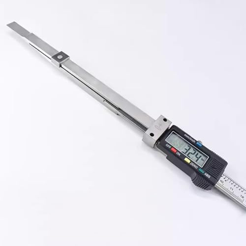 Digital Taper Gap Gauge | Precision Welding Feeler Gauge with Metric & Inch Scales | 0.01mm Resolution Stainless Steel Flatness Measuring Tool (10-20mm)