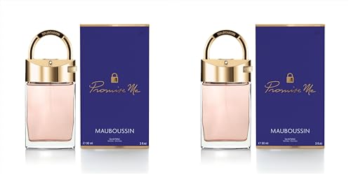 Mauboussin - Promise Me 90ml - Eau de Parfum Femme - Senteur Chyprée & Moderne (Lot de 2)