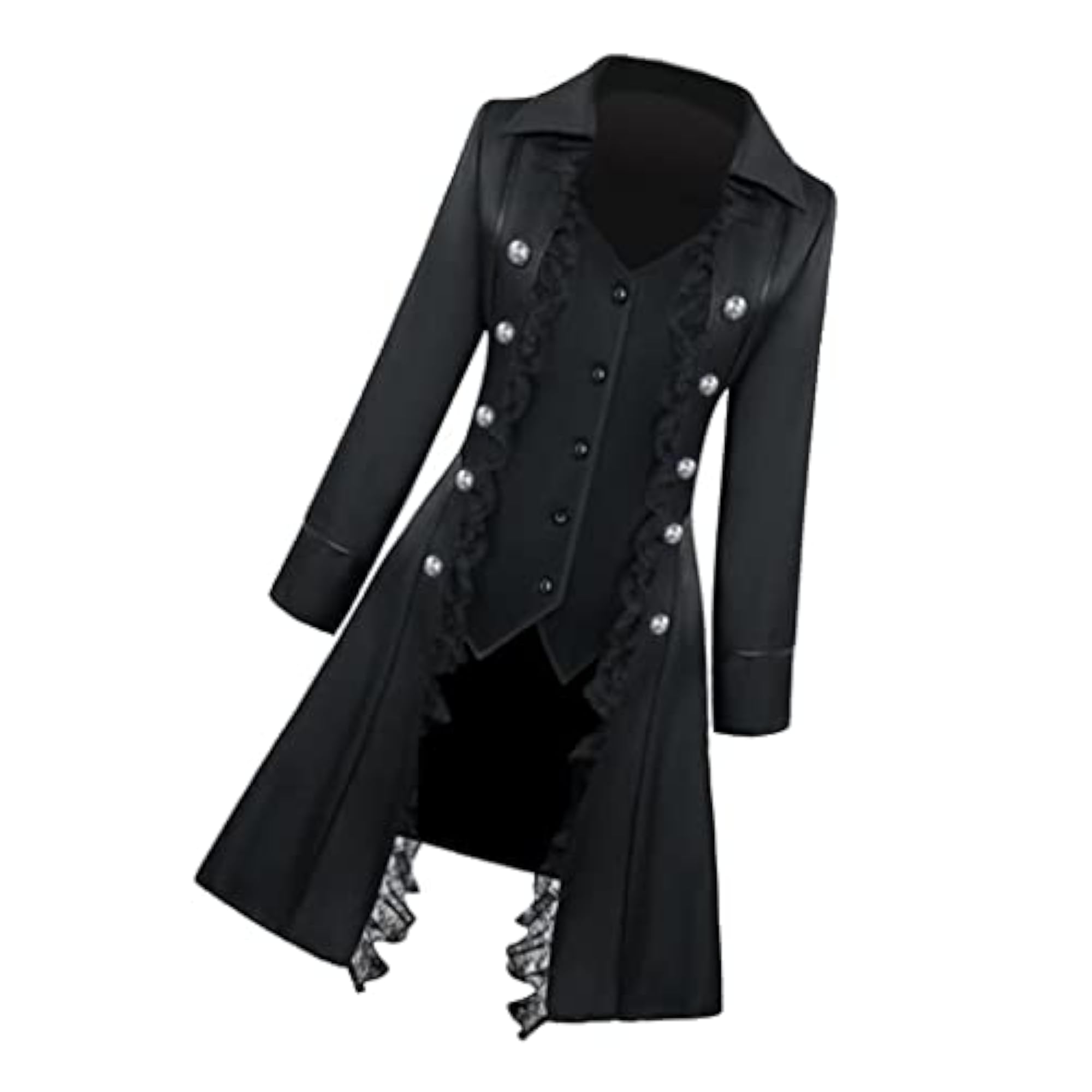 Retro Women's Steampunk Gothic Coat Medieval Jacket