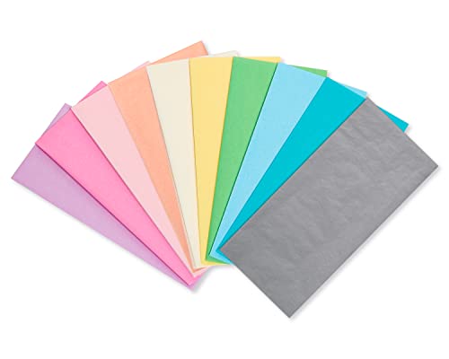 American Greetings 200 Sheets 20 in. x 20 in. Bulk Pastel Tissue Paper for Birthdays and All Occasions