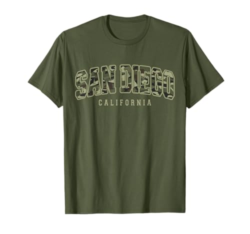 Camo San Diego California Camouflage T-Shirt