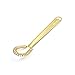 Produktbild Küche Kochen Werkzeuge Edelstahl Silikon Linie Schneebesen Manuelle Eiermischer Mehl Mixer 19,5x3,7 cm (Color : Gold)