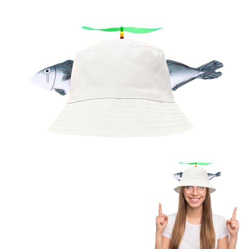 Fish Hat - Clown Fish Hat Propeller Hat