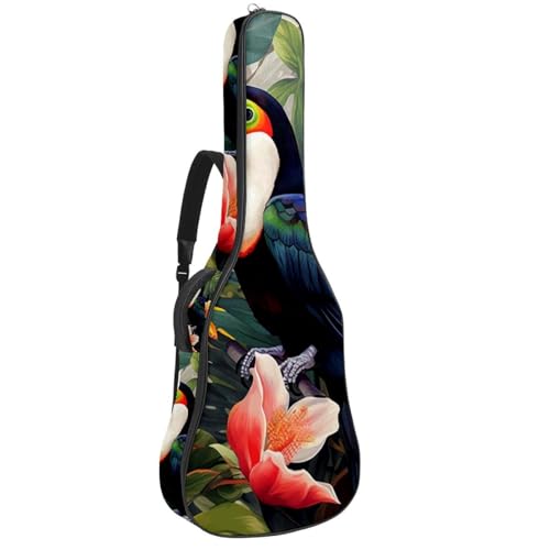 Sac pour guitare acoustique étanche housse de transport 40 pouces toucan