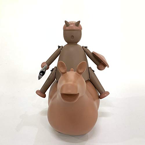 Artisanat d'art avec cette sculpture abstraite de cavalier chic - 2