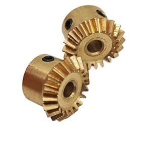 Mfupr 2 szt. Mosiężne Koła Zębate Stożkowe