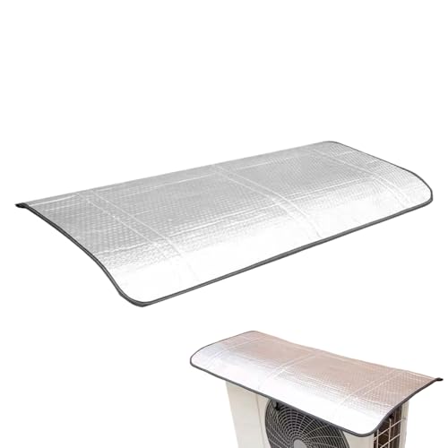Funda de aire acondicionado exterior con protección solar y aislamiento para lluvia y frío