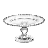 Conception Unique en Verre Cristallin: Ce plateau de fruits en verre cristal combine élégance et robustesse, offrant une surface texturée et épaisse pour une utilisation sécurisée comme plateau de service ou assiette à dessert