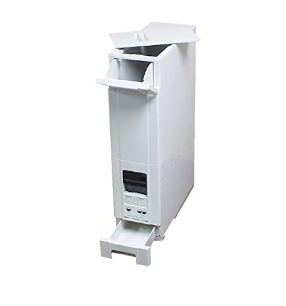 ★白色 無洗米兼用コンパクトライスボックス(米びつ) ３２kg 未使用品★ ☆白色 無洗米兼用コンパクトライスボックス(米びつ) 32kg 未