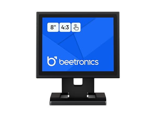 Image of Beetronics 8 Inch Touchscreen Monitor | Full HD 1080p | 8TSV7M - Industrial-Grade, Professional 10-Point Multi Touch Display for PC, Mac, Linux - HDMI, DisplayPort, USB-C, VGA Inputs