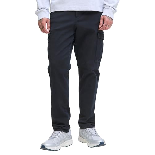 Upim, Pantaloni Cargo Uomo, Unisex, Blu Navy, Taglia: 36