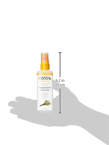 Crystal Essence Mineral Deodorant Spray, Chamomile & Green Tea 4 Oz (Pack Of 12) #TOP3