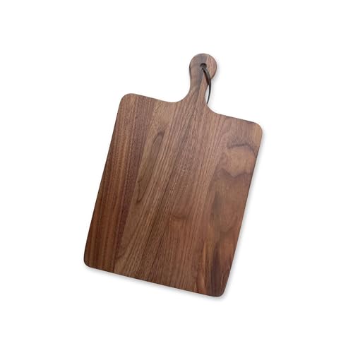 muso wood Walnut Square Cutting Board with Hanging Handle