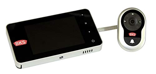 BKS Mirilla digital DS-40 con pantalla TFT de 4,0 pulgadas, incluye timbre, visión nocturna y función de grabación