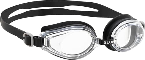 Cressi Bliss Swim Goggles Black/Black - Gafas Clásicas y Fáciles de Usar Nadadores de Todos los Niveles, Negro/Negro, Talla Única