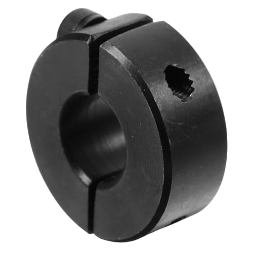 HOMOCONO Shaft Collar Steel Clamping Ring Retaining Ring Axle Ring Split Fixing Ring Easy Mounting Safety Limit Ring