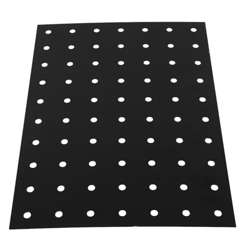 Tablero perforado metálico Zerodeko 25x17.8 cm con ganchos para pared