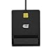 Adesso SCR-100 Smart ID Credit Card Reader,Black