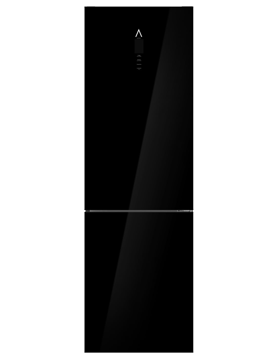 ALPHA Frigorífico Combi Pegasus Elite Pro-195 Cristal Negro, No Frost. | No Frost