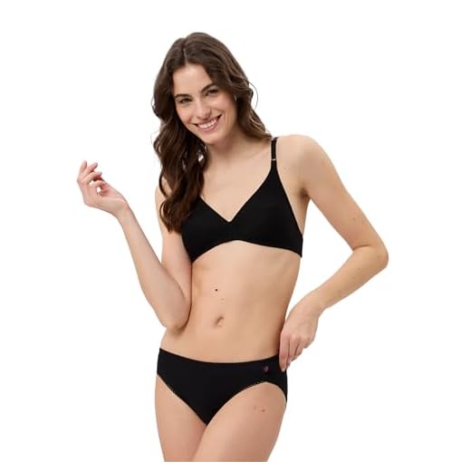 BeeDees Damen Soft-BH Rock'n'Roll N schwarz | 80B