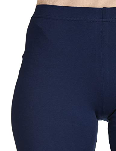 Image of GO COLORS Soft Cotton Stretch Ankle Length Leggings for Women | Breathable