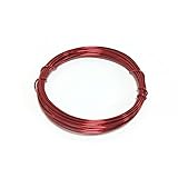 Copper Craft Wire Red Enamelled 4m Coil 1mm Thick
