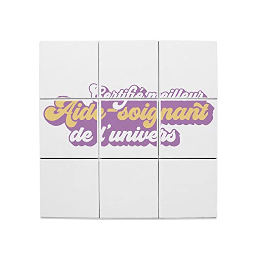 Carreaux Céramique Décoratif 45,6x45,6 cm : Faïence Murale Médicale Haute Finition