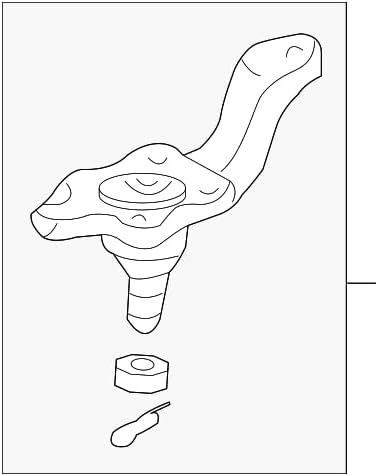 Genuine Toyota 43330-39556 Lower Ball Joint 4333039556