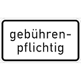 Verkehrsschild VZ1053-32, Gebührenpflichtig, Alu, RA1, 600x330 mm