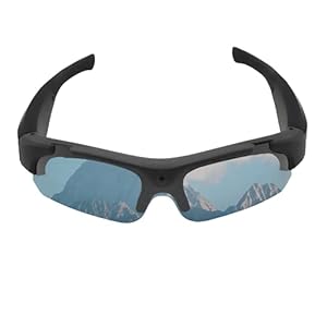 Camera Glasses 1080P – HD Video Glasses, Wearable Camera, Polarized Lens, Sport Design for Driving, Daily Recording, Traveling, A Great Gift for Family and Friends (No TF Cards)