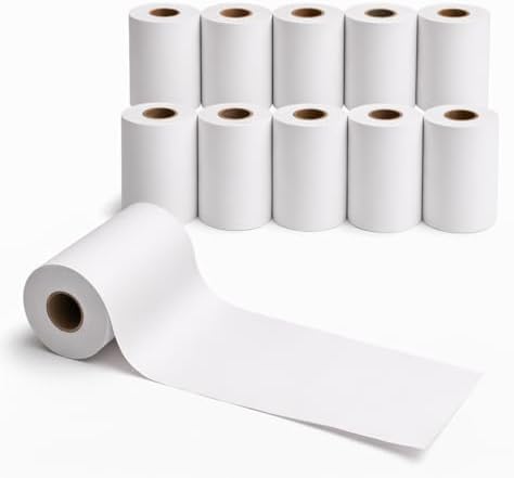 Kit com 10 Bobinas Térmica Para Mini Impressora Térmica e Máquina...