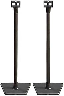 Sanus WSS22-B2 Wireless Speaker Stands designed for Sonos One, Play:1 and Play:3 - Pair (Black)