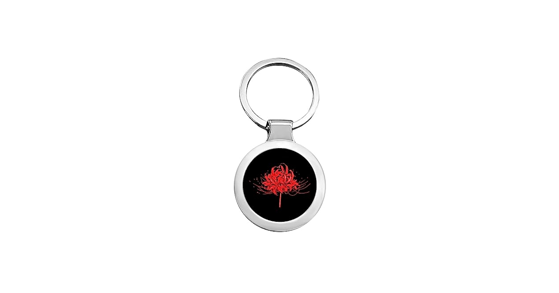 Amazon.co.jp: キーホルダー 彼岸花 花柄 Keyring キーリング