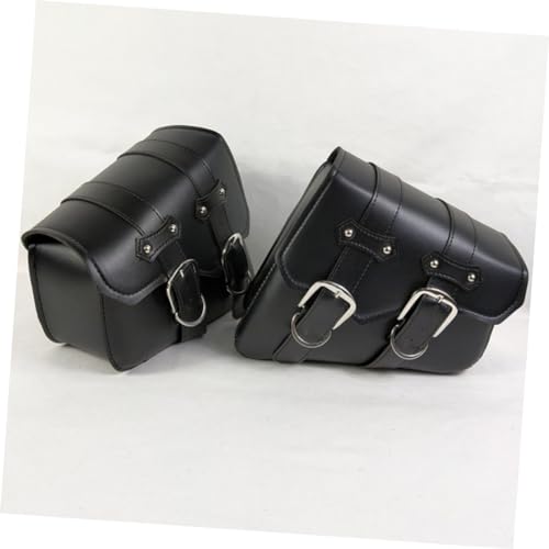 Bolsa colgante para motocicleta alforja de cuero PU para motocicletas eléctricas organizador de herramientas miniatura 4