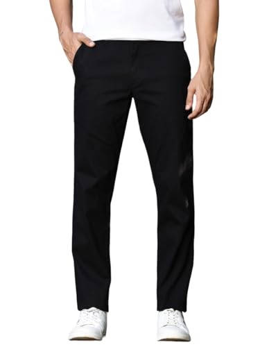 Image of Thomas Scott Men's | Solid | Light Weight | Breathable Fabric | 4 Pocket | Mid Rise | Regular Fit | Cotton Blend | Button Waist | Chino Trouser | Pants