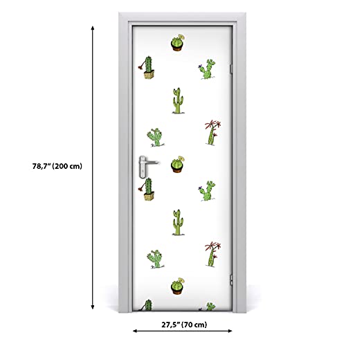 Autocollant de porte repositionnable pour cacher les imperfections