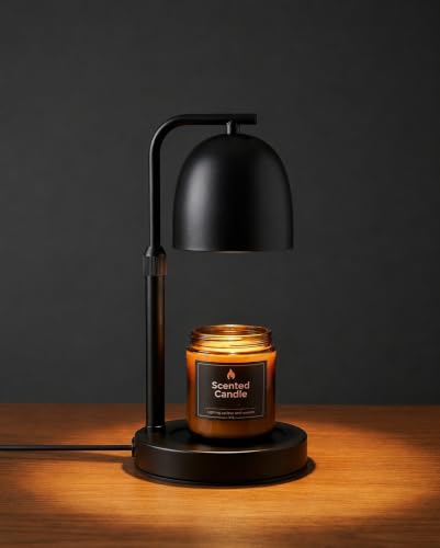 LISUNAR Black Adjustable Candle Warmer