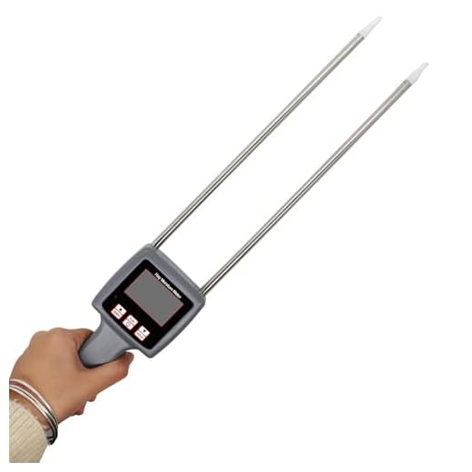 Hay Moisture Meter Tester For Alfalfa Pasture Knots Straw Etc With Measuring Range 0-80% Resolusion 0.1 Accuracy ± 0.5% n