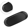 Lot de 2 plateaux décoratifs allongés - Petit plateau décoratif - En acier inoxydable - Pour dessert, cosmétiques, bijoux, bougies Lot de 2 plateaux décoratifs allongés - Petit plateau décoratif - En acier inoxydable - Pour dessert, cosmétiques, bijoux, bougies