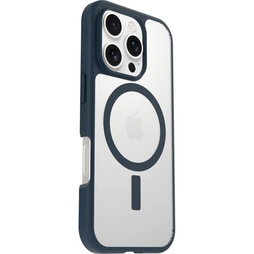 Image of OtterBox iPhone 16 Pro React Series Case - Indigo Night - Ultra-Thin, Stylish Minimalist iPhone Case, MagSafe Compatible