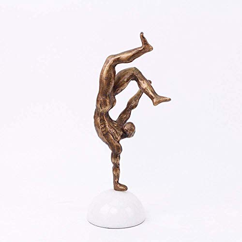 Statue d'homme inversé en art abstrait, le cadeau idéal pour le salon