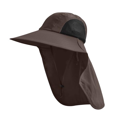 Image of Sun Hat for Men Women with Neck Flap,UPF 50+ UV Protection Fishing Hat
