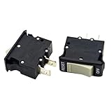 2 Pieces Power Entry On/Off Switch 186726 Works with Treadmill, Cycle Bike,15A, 125VAC, 50VDC