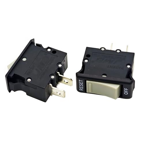 2 Pieces Power Entry On/Off Switch 186726 Works with Treadmill, Cycle Bike,15A, 125VAC, 50VDC