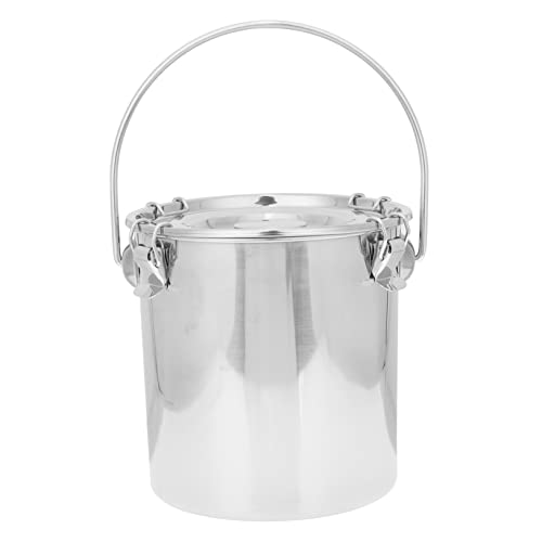 TOPPERFUN Stainless Steel Airtight Fire Extinguisher Bucket for Camping and Kitchen Storage Portable Sealed Container for Emergency Use Sturdy and Design