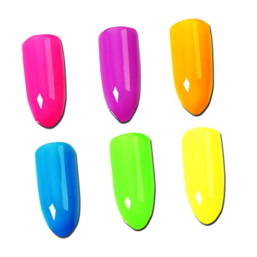 LALAFINA 12 Peças Pó De Flash De Arte De Unha Pó De Unha Brilhante Pó De Brilho Pó De Glitter Para U