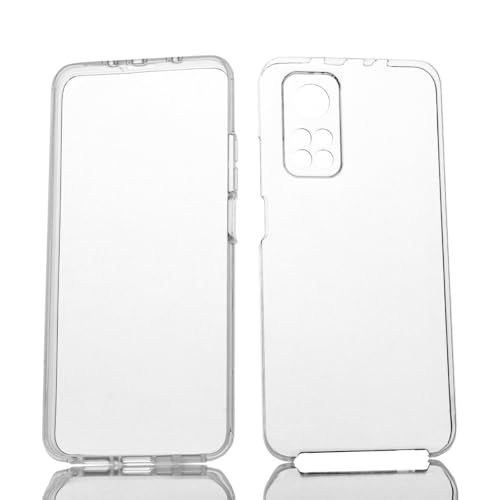 Max Power Digital Coque pour Xiaomi Mi 10T/Mi 10T Pro Silicone Transparent Housse Antichoc Double Face 360 Degrés Etui Arrière et Avant - Protection...