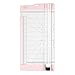 Vaessen Creative 2207-110 Papierschneider zum Schneiden und Falzen von geraden Linien auf A3, A4 und kleineren Papierformaten, Rosa, für Scrapbooking und Karten Basteln, 15,2 x 30,5 cm
