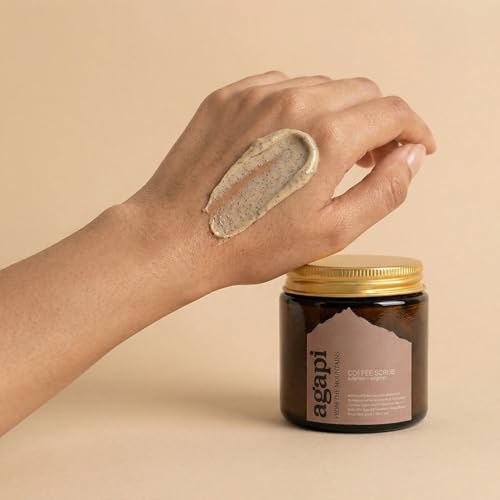 Image of Agapi Sikkim Bermiok Coffee Scrub 100gm | Handcrafted | Sustainable | Luxurious | Exfoliating Power | Rich in Antioxidants | Invigorating Scent | Suitable for all Skin Types | Eco-Friendly Packaging | Cruelty-Free | Cellulite Treatment | Natural Skin Btrightening